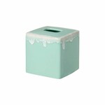 Napkin container 15 cm, TAORMINA, blue (aqua)|Casafina