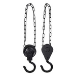 Pulley, cast iron, 6.5 x 3 x 14.5 cm, package contains 2 pieces!|Esschert Design