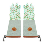 Extended gardening gloves, rose print|Esschert Design