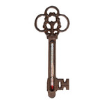 Klucz do termometru KLUCZ „ŚWIAT POGODY”, żeliwo, 9x1x22cm, brązowy|Esschert Design