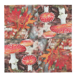 Napkins with toadstool/leaves|Esschert Design