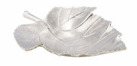 Leaf bowl, silver, 35.5x29x7cm (SALE)|Ego Dekor