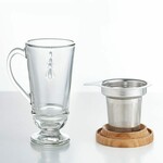 Mug with strainer and lid 0.28L, ABEILLE, clear, GIFT PACKAGE|La Rochere