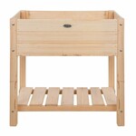 Planter with open storage, natural, 79x41x78cm|Esschert Design