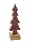 Tree, mango wood, red, h. 20cm * (SALE)|Ego Dekor