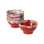 Miska - set 4ks 15cm|0,55L, LATTE BOWLS, červená|Costa Nova