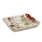 Tray 21cm, DEER FRIENDS, white|Linen (SALE)|Casafina