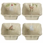 Forma do pieczenia 12cm|0,36L, DEER FRIENDS, biała|Pościel, 4 szt. (WYPRZEDAŻ)|Casafina