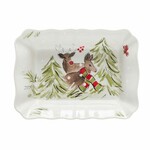 Misa zapekacia 30x22cm, DEER FRIENDS, biela (DOPREDAJ)|Casafina