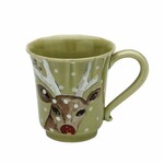 Mug 0.3L, DEER FRIENDS, green|Casafina