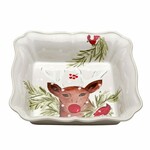 Baking dish 25cm|1.75L, DEER FRIENDS, white|Casafina