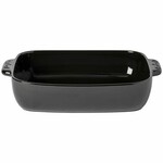 Baking dish 41x27cm CASA STONE, black (Midnight Black) (SALE)|Casafina