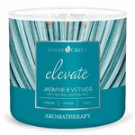 Świeca AROMATHERAPY 0,41 KG JAŚMIN I WETYWER, aromatyczna w słoiczku, 3 knoty|Goose Creek