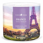 Svíčka WORLD TRAVELER 0,45 KG FRANCE - MARSHMALLOW MACAROON, aromatická v dóze|Goose Creek