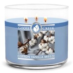 Sviečka 0,41 KG COTTON VANILLA BREEZE, aromatická v dóze, 3 knôty | Goose Creek