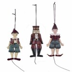 CIRC puppet curtain, 18cm, green/red, package contains 3 pieces!|Ego Dekor