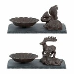 Drinker/bath for birds FOREST ANIMAL, 20x12cm, cast iron|Esschert Design