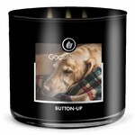 Candle MEN'S COLLECTION 0.41 KG BUTTON UP, aromatic in a jar, 3 wicks|Goose Creek