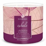 Świeca AROMATHERAPY 0,41 KG LAWENDA I RUMIANK, aromatyczna w słoiczku, 3 knoty|Goose Creek