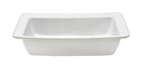 Baking dish 30x21cm, BEJA, white & cream (SALE)|Costa Nova