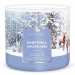 Sviečka 0,41 KG SWEET PINE & SNOWFLAKES, aromatická v dóze, 3 knôty | Goose Creek