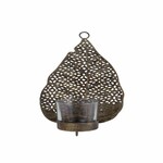 Leaf wall sconce, gold, 10.5x19.5x6cm, pc|Ego Dekor