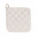 Pot mat, 20 x 20 cm, light pink|stripe|Ego Dekor