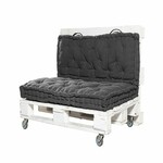 Mattress for pallet furniture KAI, 80x120x8/40x120x8 cm, dark gray|Ego Dekor