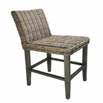 Krzesło barowe, szare, 48x60x120cm|Van Der Leeden 1915