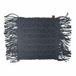 Decorative pillow 45x45cm, ALBARCA, anthracite|Van Baal