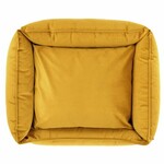 Dog bed with edge 70x60x20cm, DOG COCOON, ochre|Van Baal