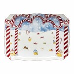 Tray 37x26cm, THE NUTCRACKER, white|Casafina