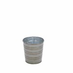 Cover for a flower pot, zinc, gray, 10x10x11cm (SALE)|Ego Dekor