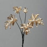 Artificial plant/flower GERANIUM, gold|black, 60cm (LAST PIECES ON SALE)|Ego Dekor