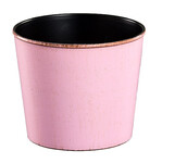 Cover for a flower pot, round, pink, 15.5x12x13cm (SALE)|Ego Dekor