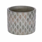 Nature flower pot cover, brown/grey, 12x12x10.4cm (SALE)|Ego Dekor