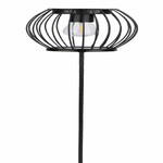 Recessed lamp SOLAR, metal, black, 13.5x13.5x102.5 (SALE)|Ego Dekor