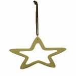 STAR curtain, gold, 19x19x0.5cm (SALE)|Ego Dekor