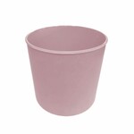 Cover for a flower pot, round, pink, 15.5x12x13cm (SALE)|Ego Dekor