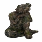 Buddha Magnesia, green moss, 32.5x31x40cm (SALE)|Ego Dekor