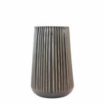 Vase ORLY, graphite, dia. 12.5x32cm (LAST PIECES ON SALE)|Kaheku