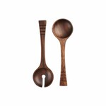 T&G WOODWARE Salad ladle DECO, 29cm, set of 2 pcs