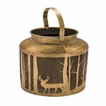 Lantern with Bandaska deer, 16x16x25.5cm, pc|Ego Dekor