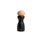 Pepper mill SPHERE, 15cm, birch/beech, black|TaG WoodWare