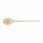 Wooden spoon with CG butterfly, FSC wood, 30cm|Ego Dekor