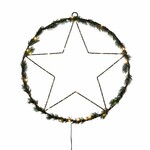 LED light garland with a star, outdoor, 41x2.5x45cm, pcs *|Ego Dekor