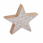 Decoration star 3D, 14x2.5x14cm, pc|Ego Dekor