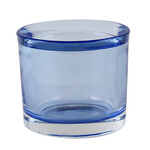 XXX CX PURA candlestick, dia. 9cm, blue