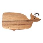 Board Whale OCEAN, 38x19x1.5cm, rustic acacia|TaG WoodWare