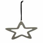 Star curtain, silver, 14.5x14.5x0.5cm (SALE)|Ego Dekor